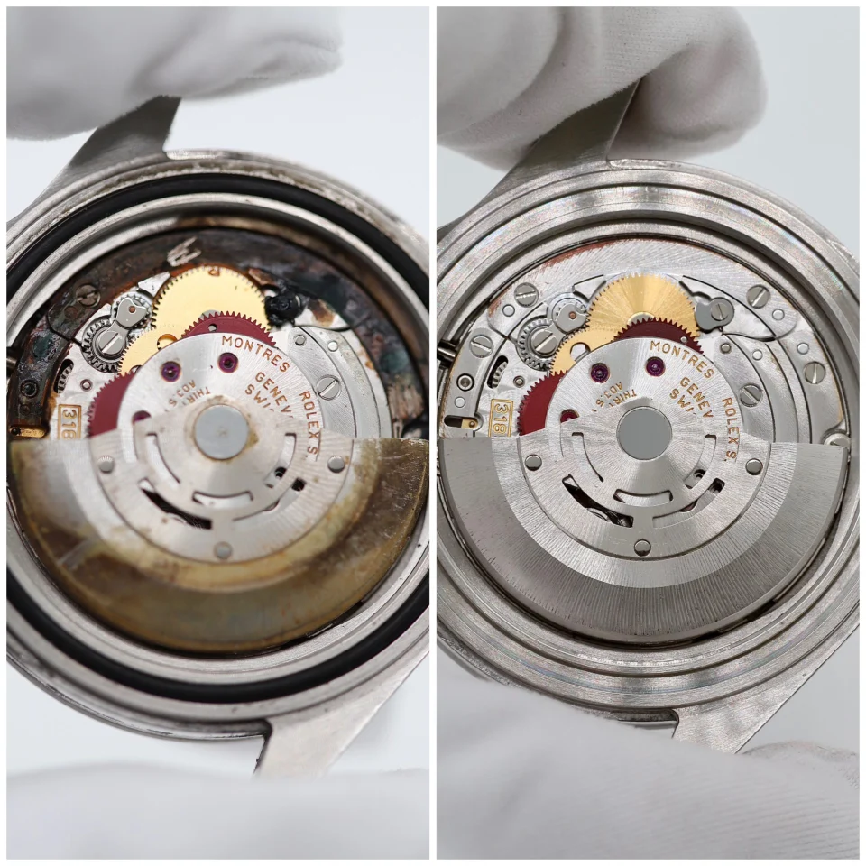 Rolex Date | Kaliber 3185 | Rostschaden